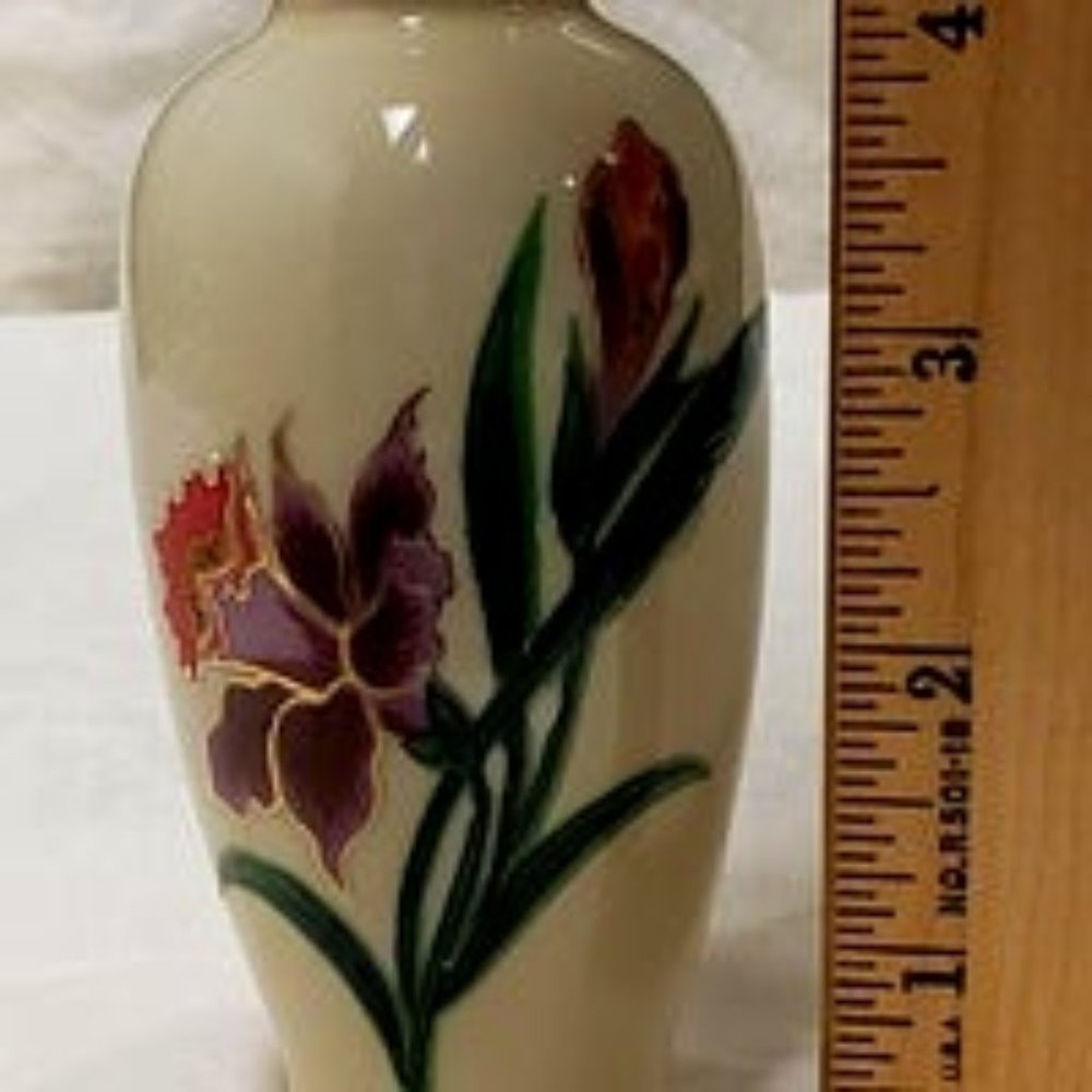 Vintage Homco floral mini vase